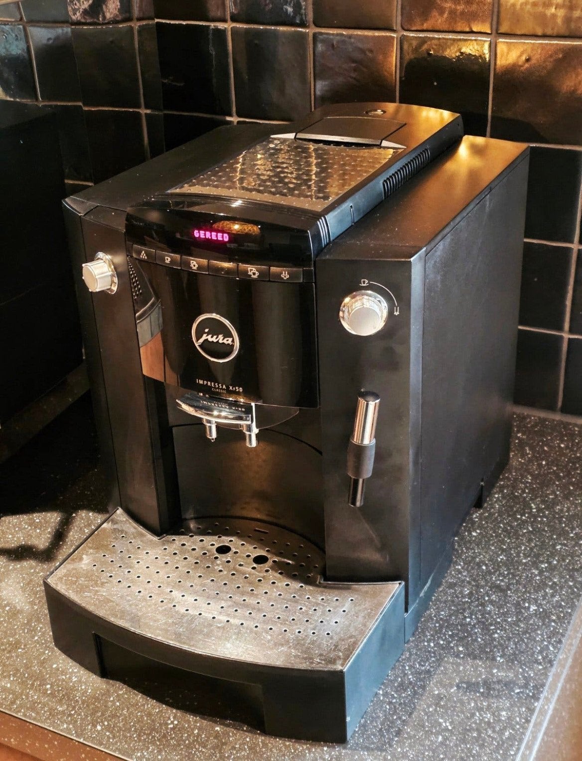 Jura xf50 classic, Ophalen, 2 tot 4 kopjes, Gemalen koffie, Koffiemachine