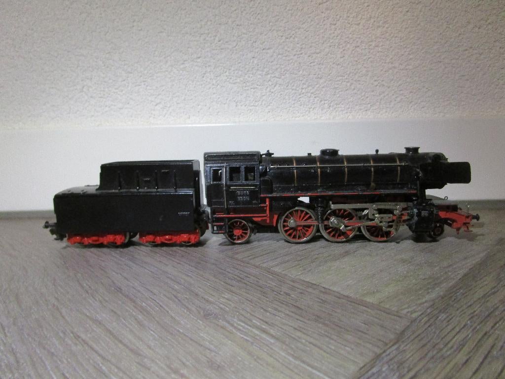 Marklin stoomlocomotief 3005 met tender., Wisselstroom, Gebruikt, Locomotief, Ophalen of Verzenden