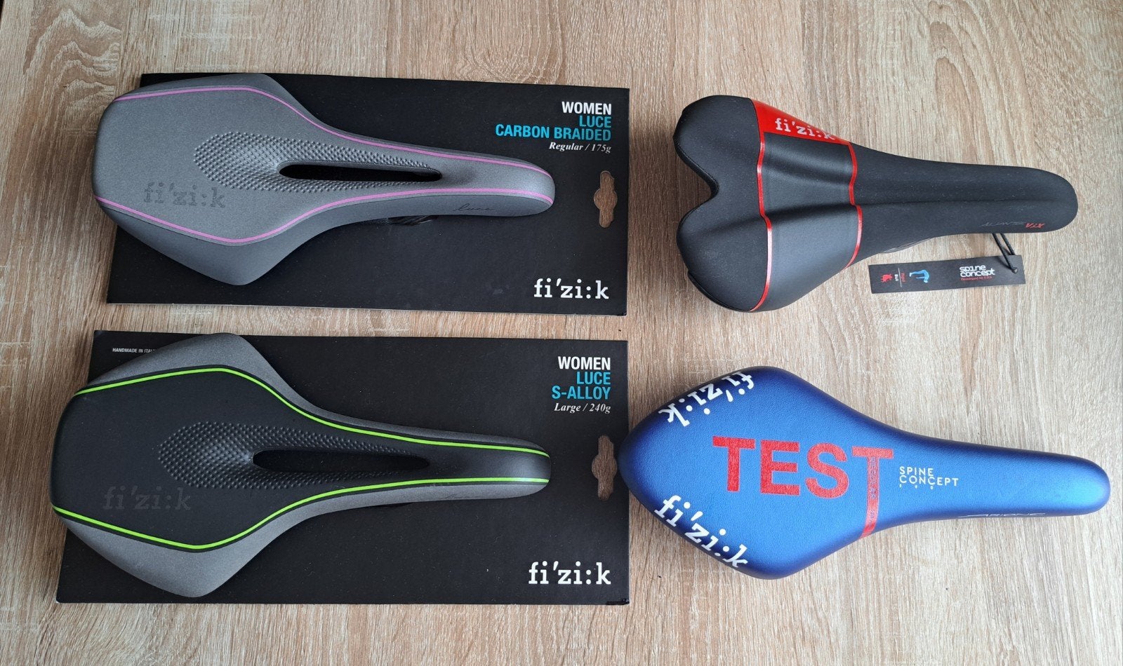 4 Nieuwe Carbon Fizik Fi'zi:k fietszadels - Diverse modellen, Kinderfiets, Nieuw, Ophalen of Verzenden, Zadel