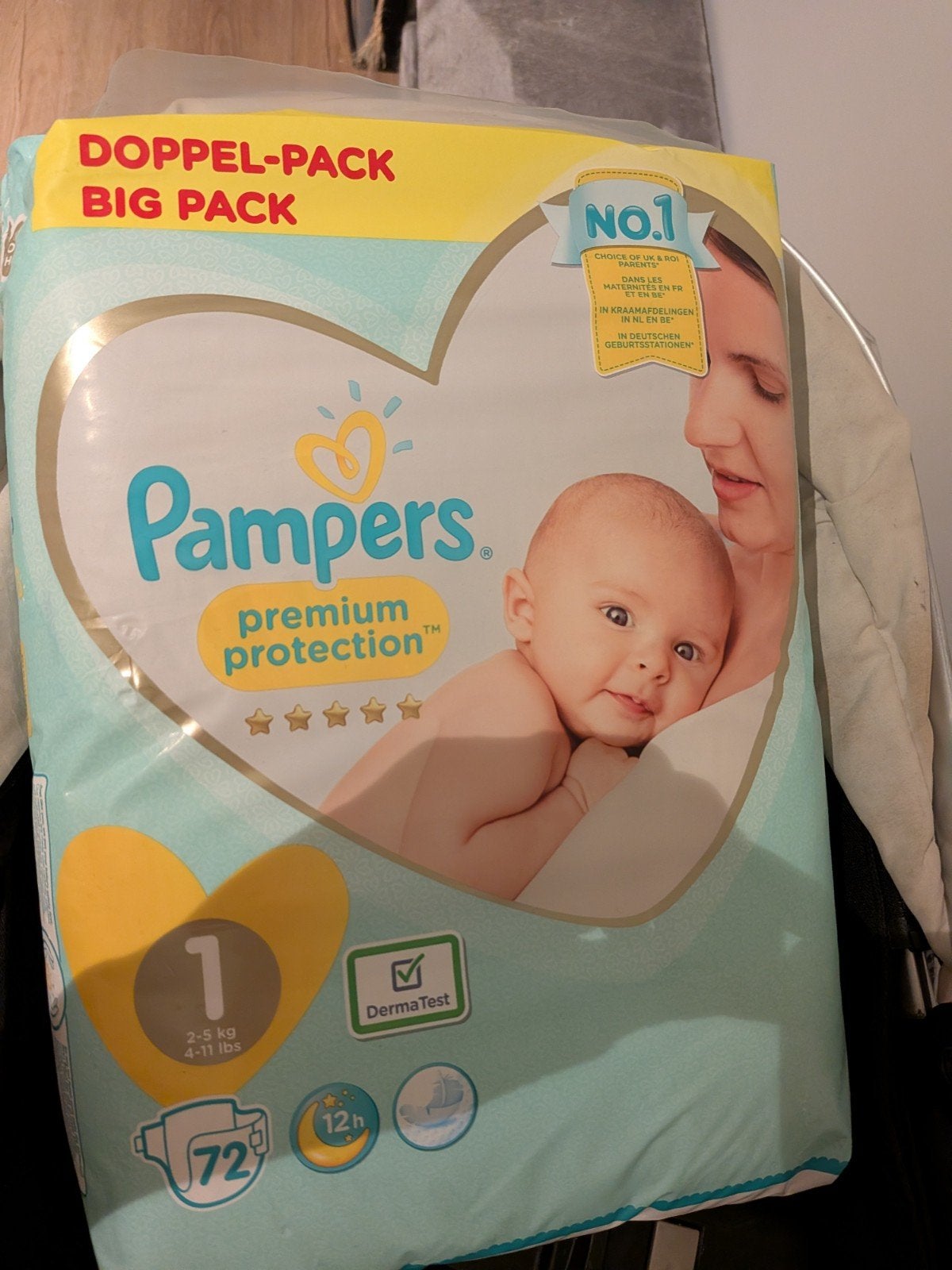 luiers maat 1 pamper nieuw, Kinderen en Baby's, Ophalen of Verzenden, Nieuw, Overige typen