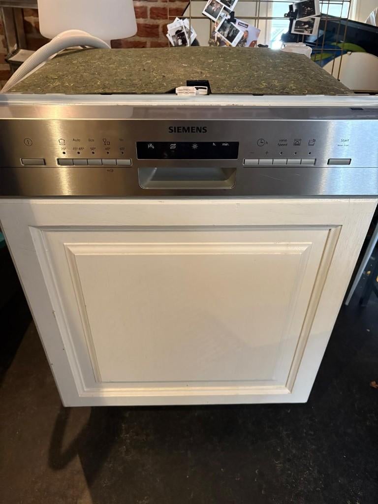 Siemens semi-inbouw vaatwasser SN535S00CE/41 IQ300, Ophalen, Gebruikt, Minder dan 85 cm, Minder dan 10 liter