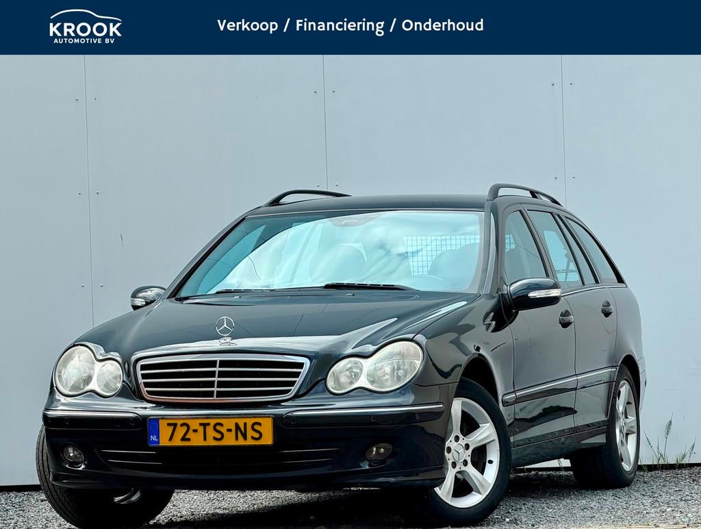 Mercedes-Benz C-klasse Combi 180 K. Avantgarde | 2007 | Auto, Automaat, Gebruikt, Met garantie (alle), Zwart