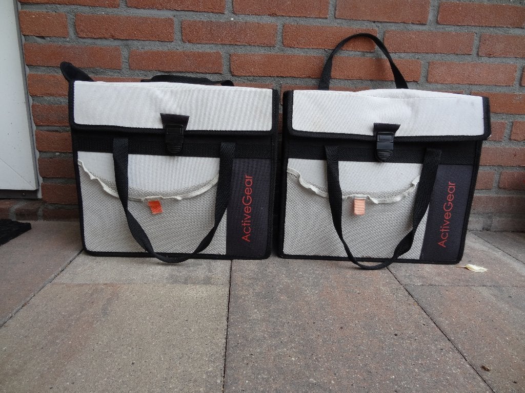 fietstassen activegear afneembaar, Fietsen en Brommers, Fietsaccessoires | Fietstassen, Ophalen, Gebruikt