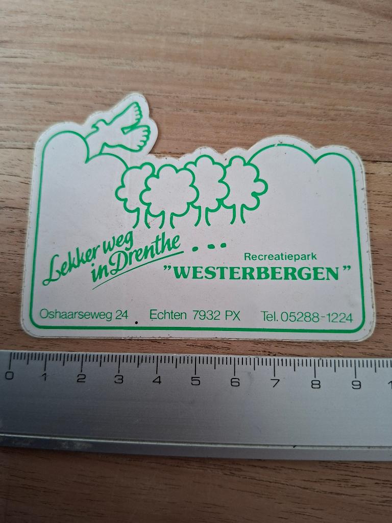 Sticker Echten, Ophalen of Verzenden, Zo goed als nieuw, Overige typen