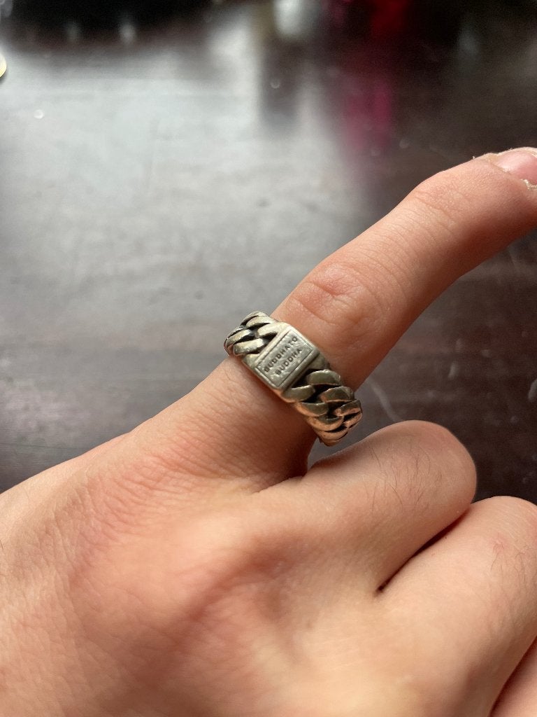 Originele Buddha to Buddha Ring 925 Zilver Maat 18 (EU 58), 18 tot 19, Gebruikt, Ophalen of Verzenden, Dame of Heer