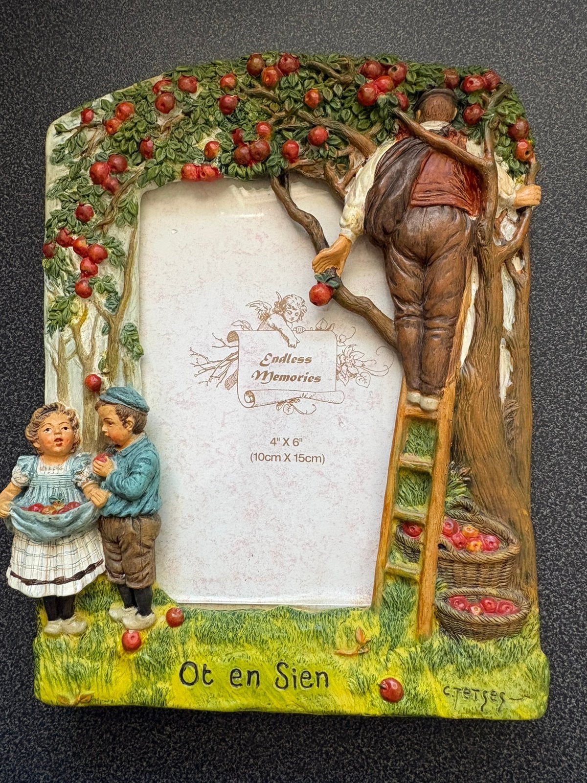 Decoratieve fotolijst 'Ot en Sien' 10x15 cm, Ophalen of Verzenden, Zo goed als nieuw