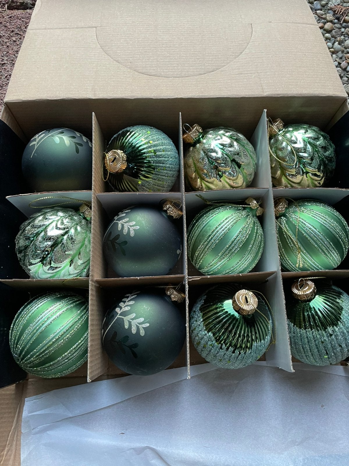Kerstballen allemaal echt glas, Ophalen, Nieuw