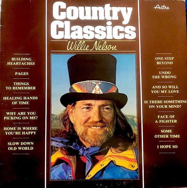 lp,Willie Nelson – Country Classics, Cd's en Dvd's, Vinyl | Country en Western, Ophalen of Verzenden, Gebruikt, 12 inch