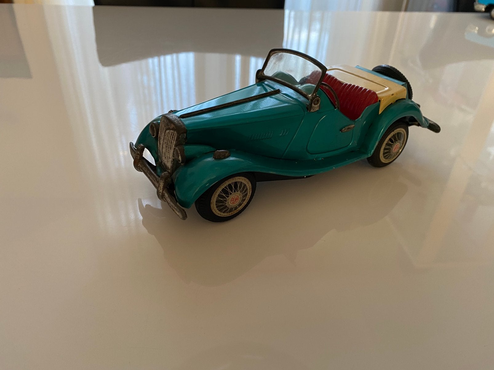 Blikken MG-TF Bandai Japan., Antiek en Kunst, Ophalen of Verzenden