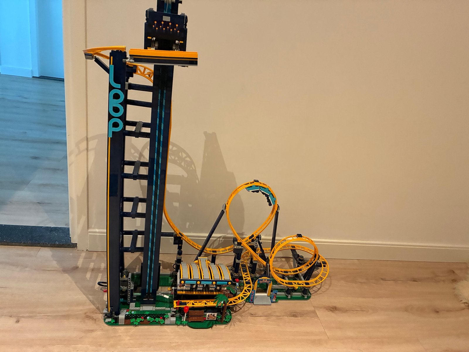 achtbaan bouwset - vergelijkbaar met Lego, Ophalen, Gebruikt, Overige merken