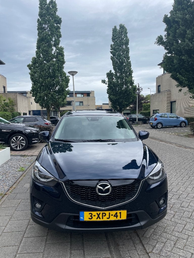 Mazda CX-5 Skyactiv 2.0 121KW 2WD 2014 Blauw, 1998 cc, Stof, 4 cilinders, Blauw