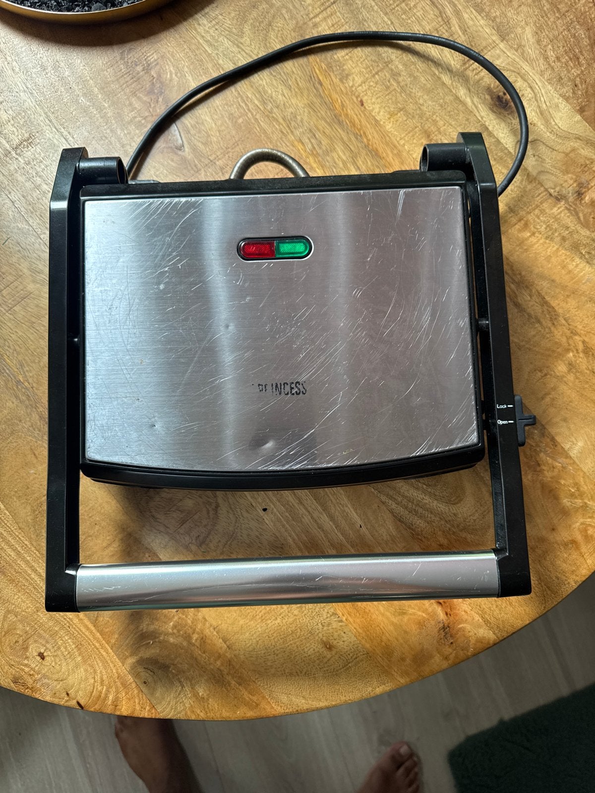 Princess Tafelgrill/Contactgrill - Gebruikt, Witgoed en Apparatuur, Ophalen of Verzenden, Gebruikt, Tafelgrill