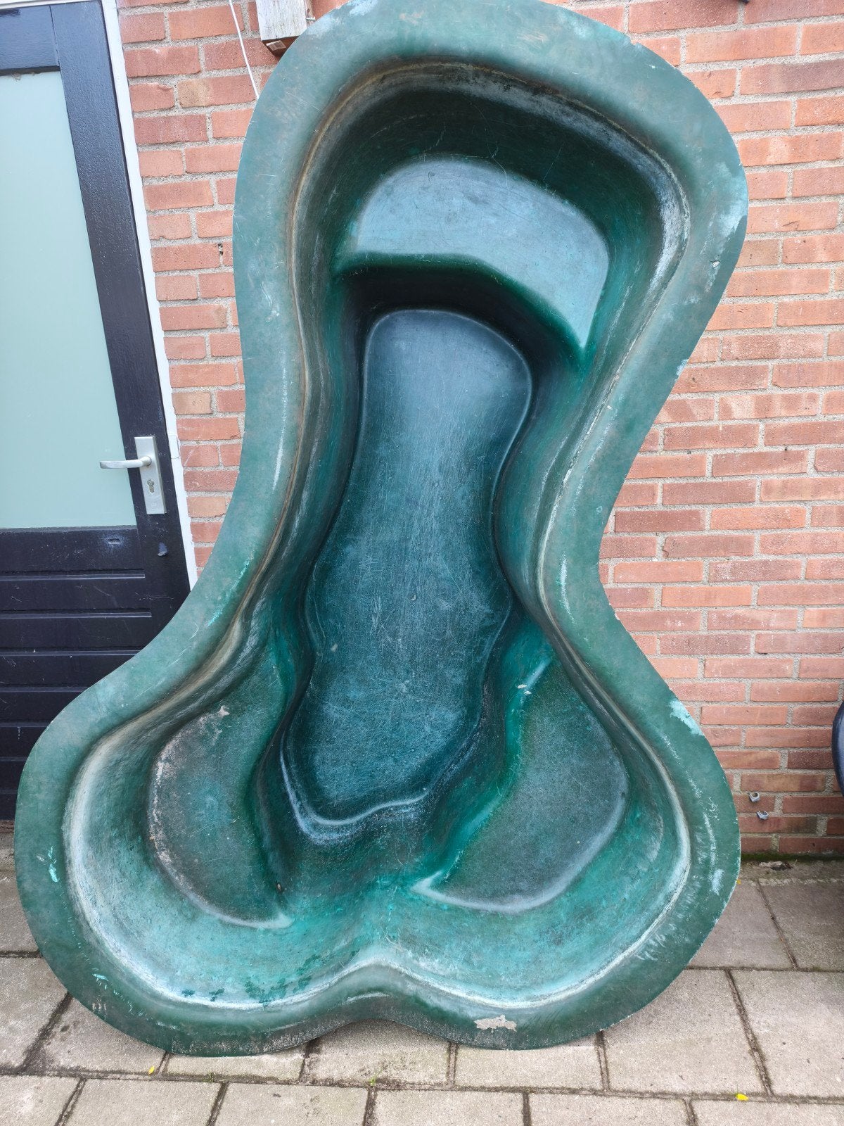 Voorgevormde polyester vijver vijverbak, Tuin en Terras, Ophalen, Gebruikt