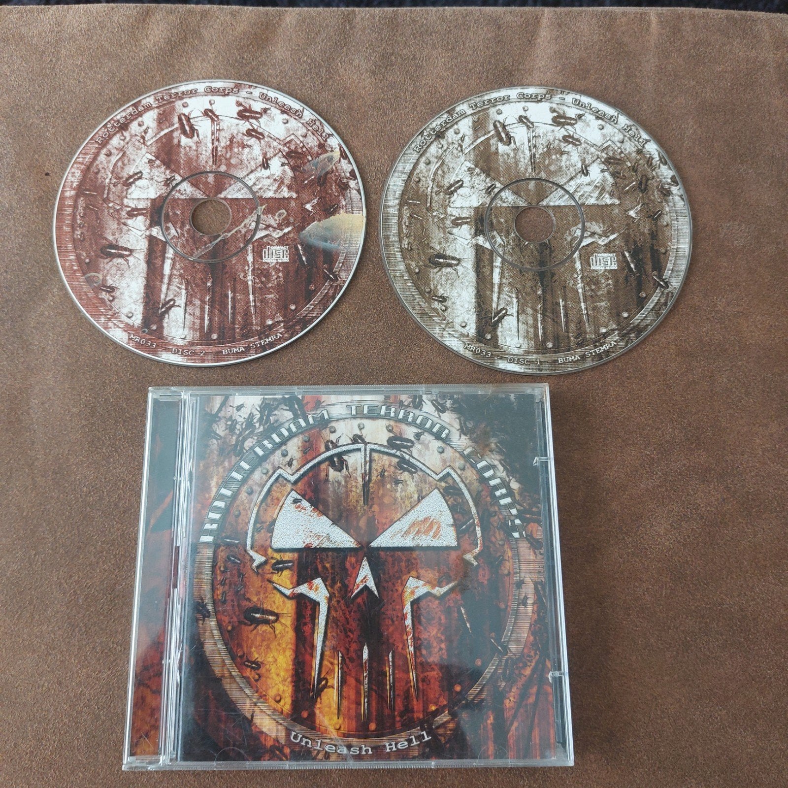 Rotterdam Terror corps - Unleash Hell CD (2002), Cd's en Dvd's, Ophalen of Verzenden, Gebruikt, Album, Inclusief doosje