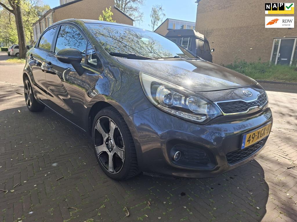 Kia Rio Airco / 144.000 NAP / 5 deurs / parkeersensoren acht, Euro 5, 4 cilinders, Lichtsensor, Origineel Nederlands