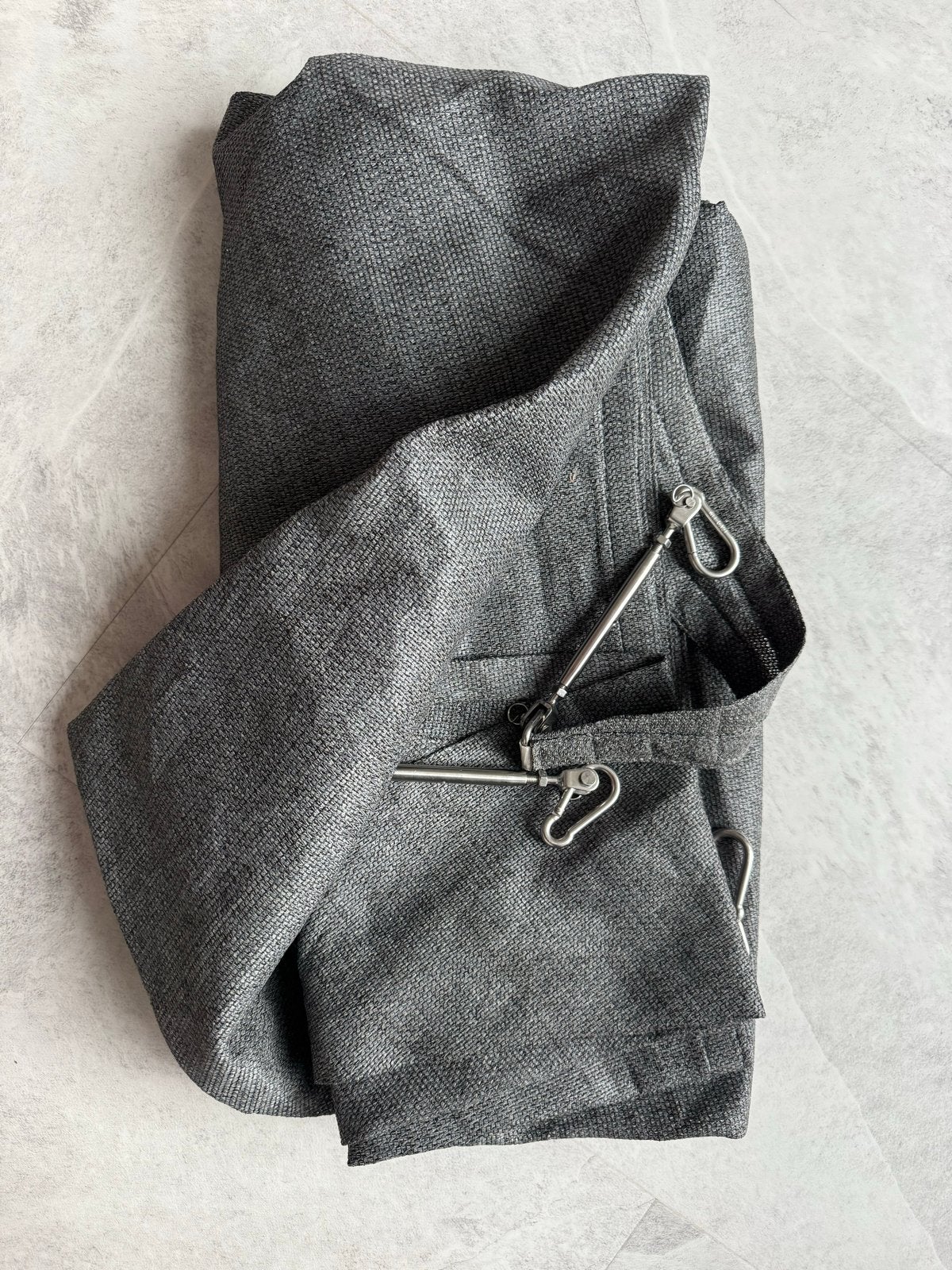 Schaduwdoek driehoek 3x4x5m mystic grey, Ophalen of Verzenden, Zo goed als nieuw