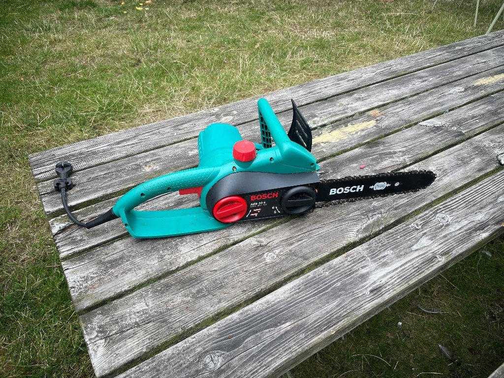 Bosch AKE 30 S elektrische kettingzaag, Ophalen of Verzenden, Gebruikt, Overige soorten, Bosch