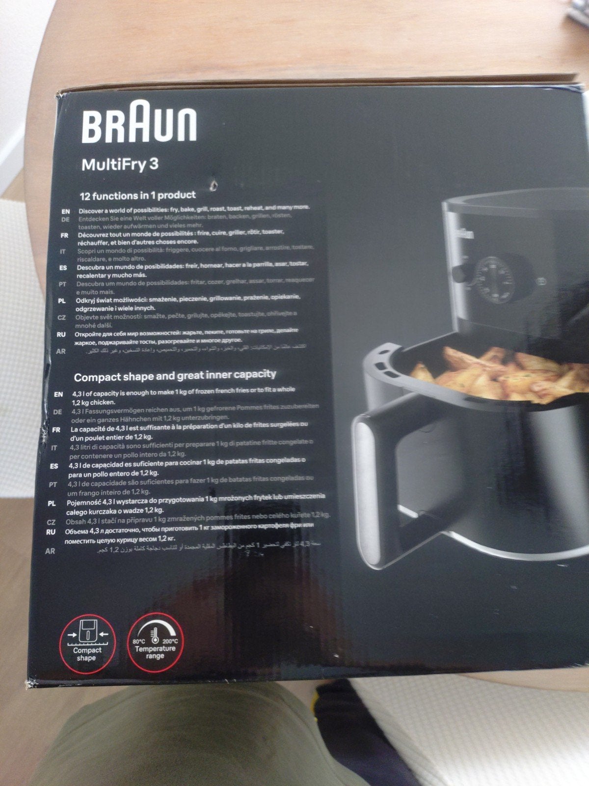 Braun MultiFry 3 Airfryer - Nieuw in doos, Ophalen of Verzenden, Nieuw, Airfryer, 750 t/m 999 gram