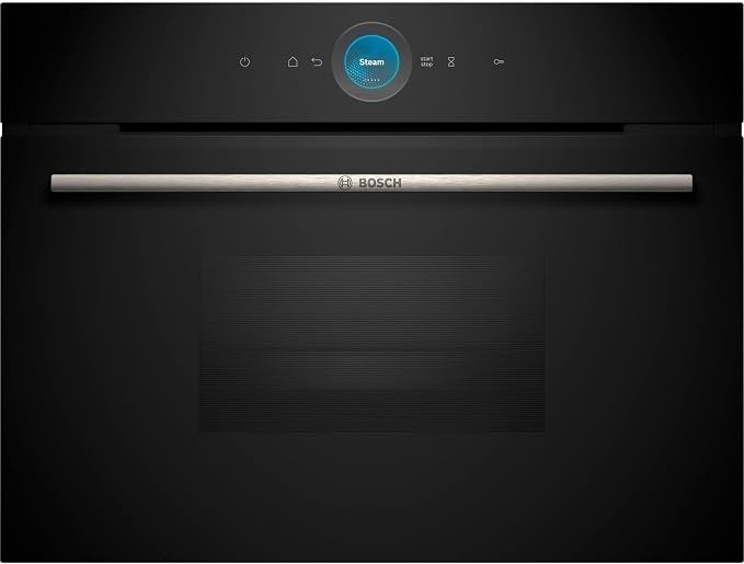Bosch Serie 8 Stoomoven met Home Connect CDG914XB1, 45 tot 50 cm, 60 cm of meer, Inbouw, Stoomoven