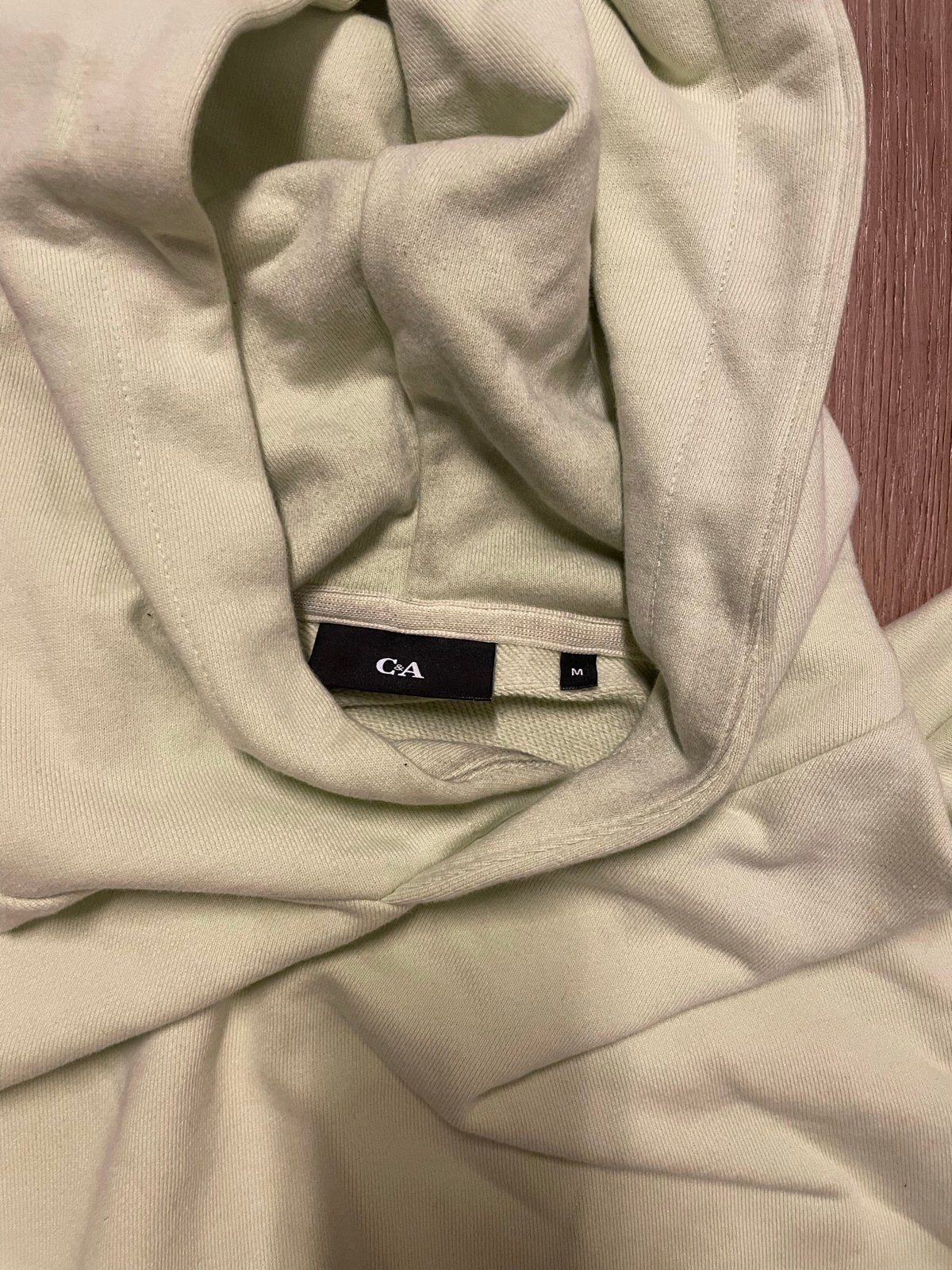 C&A Hoodie Lichtgroen Maat M, Kleding | Heren, Ophalen, Zo goed als nieuw