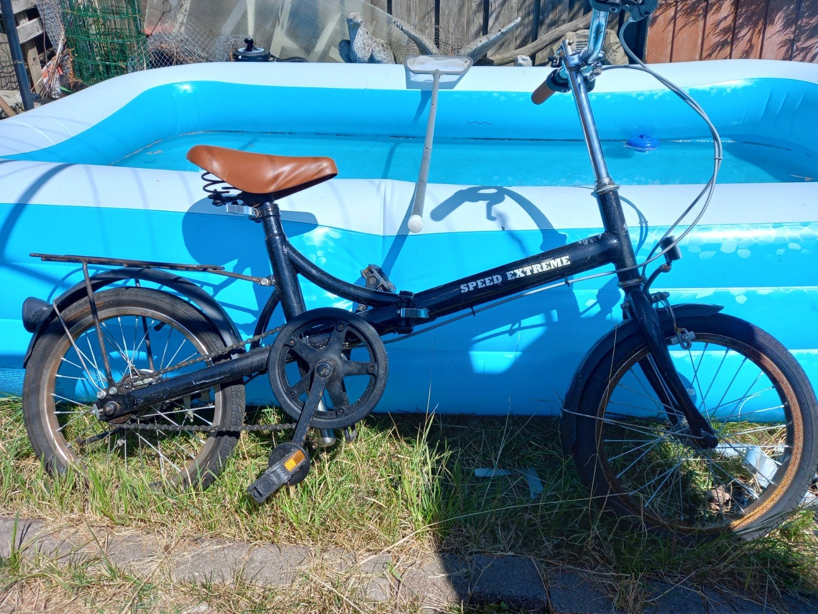 speed extreme vouwfiets opknapper, Fietsen en Brommers, Fietsen | Vouwfietsen, Gebruikt, 16 tot 18 inch, Totaal opvouwbaar, Ophalen