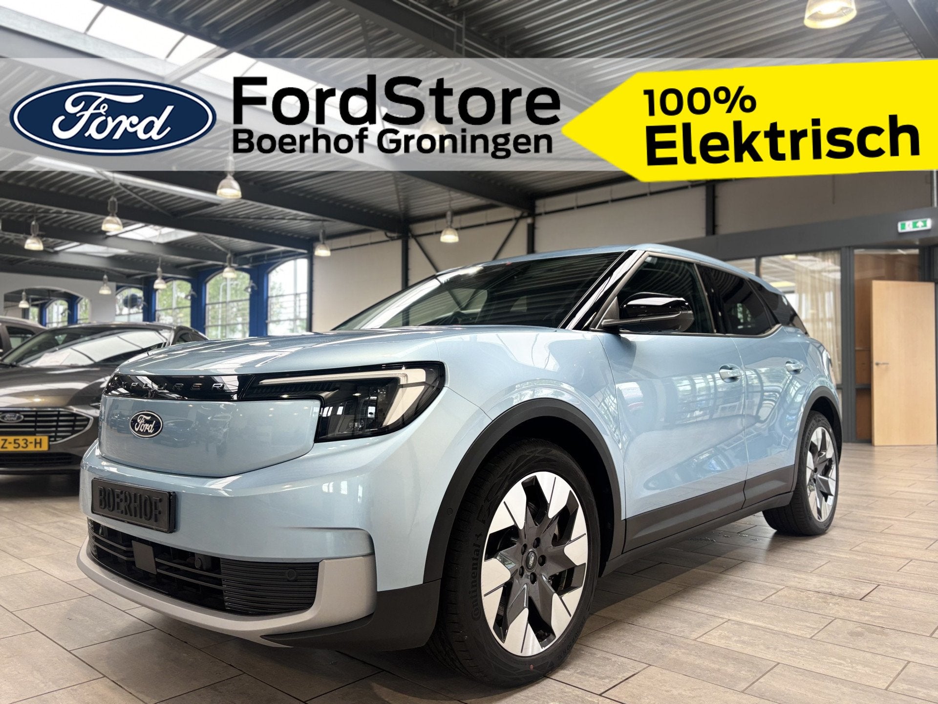 Ford Explorer Premium Extended Range RWD 77 kWh | Matrix LED, Auto's, Achterwielaandrijving, Gebruikt, Blauw, SUV of Terreinwagen