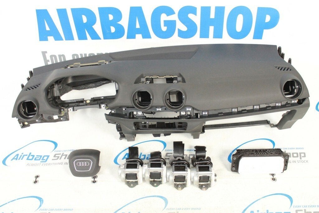 Airbag set - Dashboard 4 spaak HUD Audi Q2 (2017-heden), Gebruikt, Ophalen of Verzenden