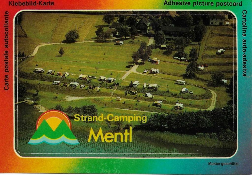 Sticker- -Strand-Camping Mentl (Oostenrijk)., Verzenden, Nieuw, Overige typen