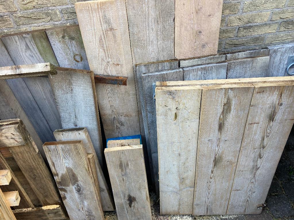 steigerhout over van project, Gebruikt, 25 tot 50 mm, Ophalen of Verzenden, 200 tot 250 cm