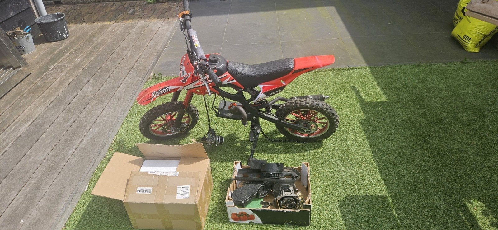 Orion mini dirtbike 49cc (knutselproject), Nieuw, 49 cc, Dirtbike, Orion