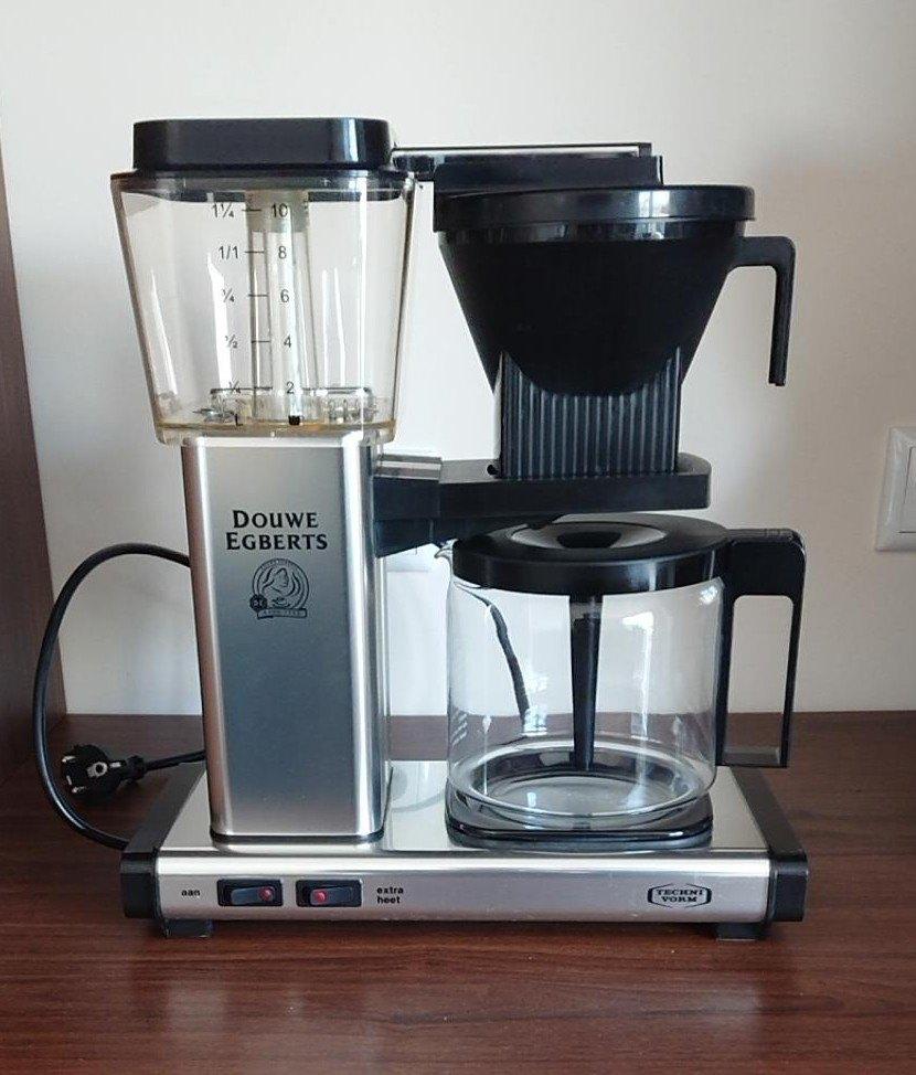 Douwe Egberts Technivorm MoccaMaster (KBG 741.62B), Stoompijpje, Gebruikt, Koffiemachine, Gemalen koffie