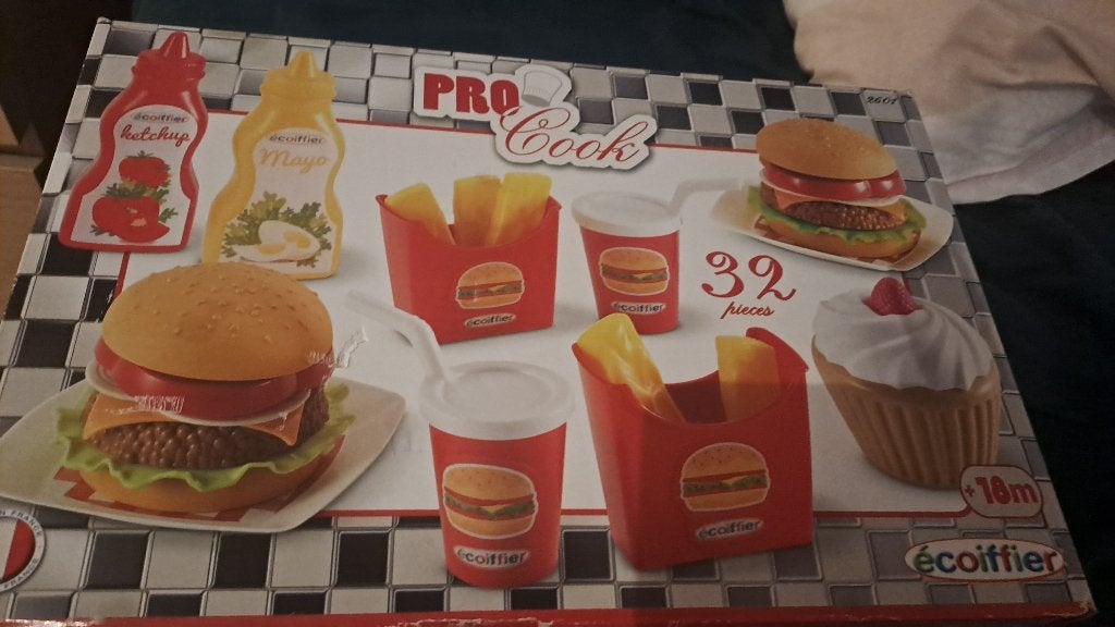 Hamburger set, Ophalen of Verzenden, Zo goed als nieuw, Overige typen