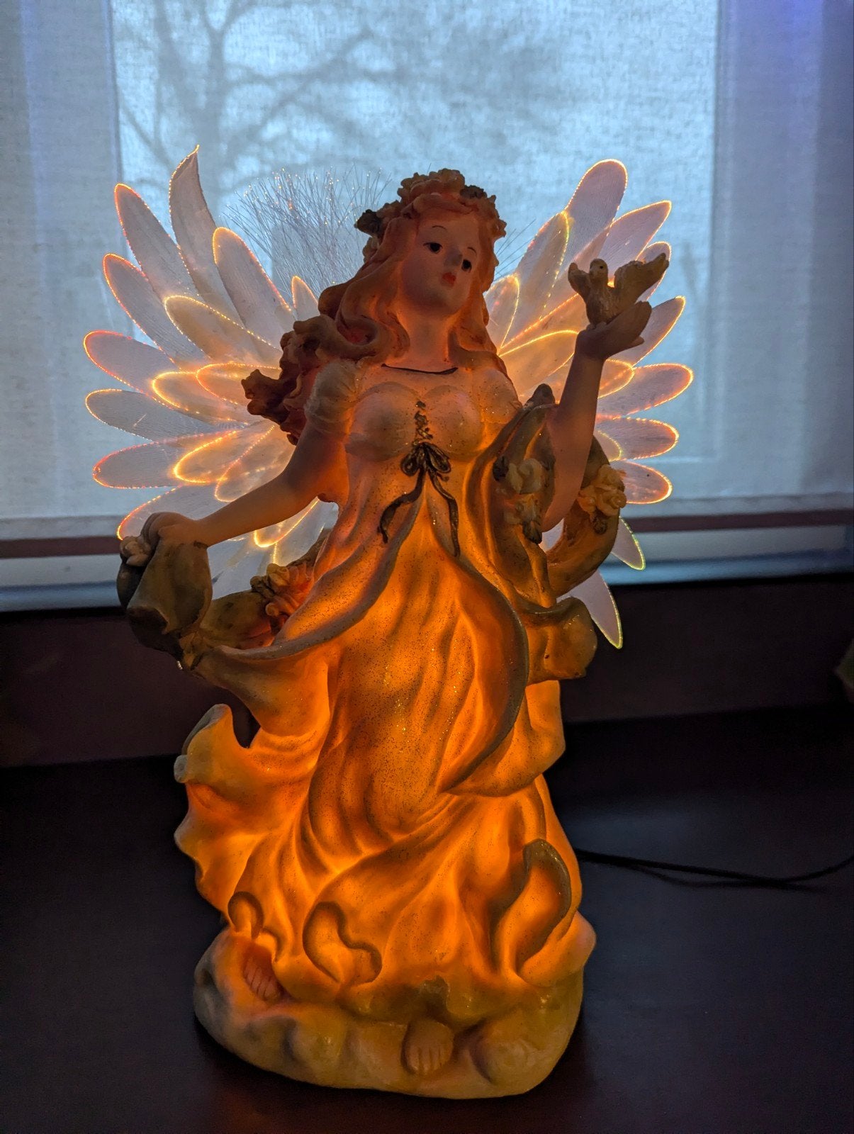 Nostalgische Kerst Engel van porselein met licht. IZGS, Diversen, Kerst, Ophalen, Zo goed als nieuw