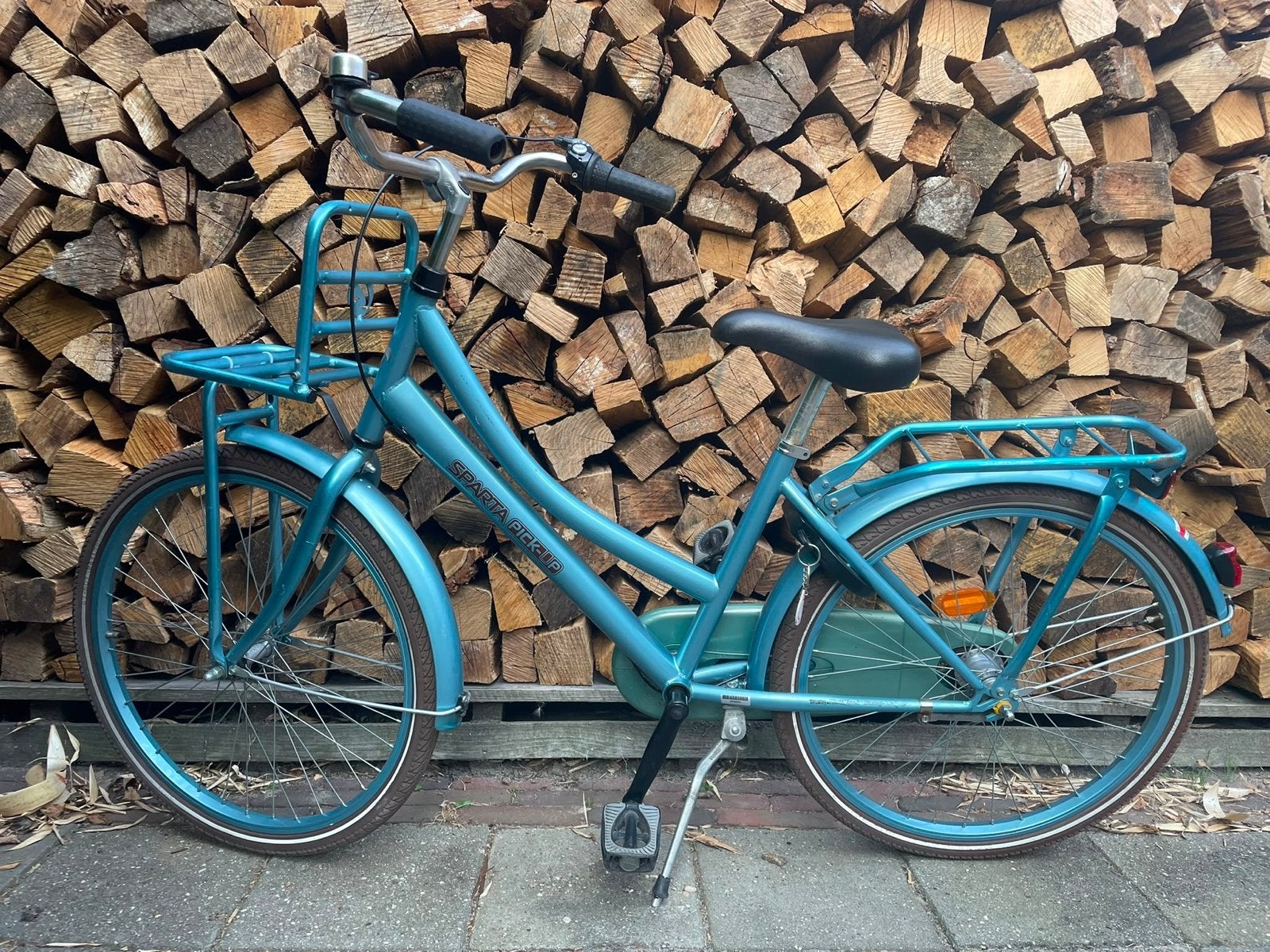 Sparta Pick-Up kinderfiets 24inch - Turquoise, Ophalen, Gebruikt, 24 inch, Versnellingen