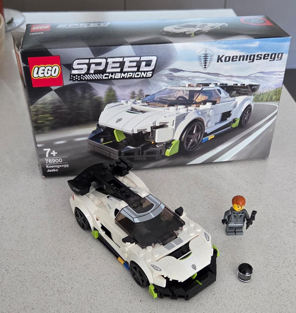 Lego Speed Champions Koenigsegg Jesko (76900), Lego, Zo goed als nieuw, Speed Champions, Ophalen of Verzenden