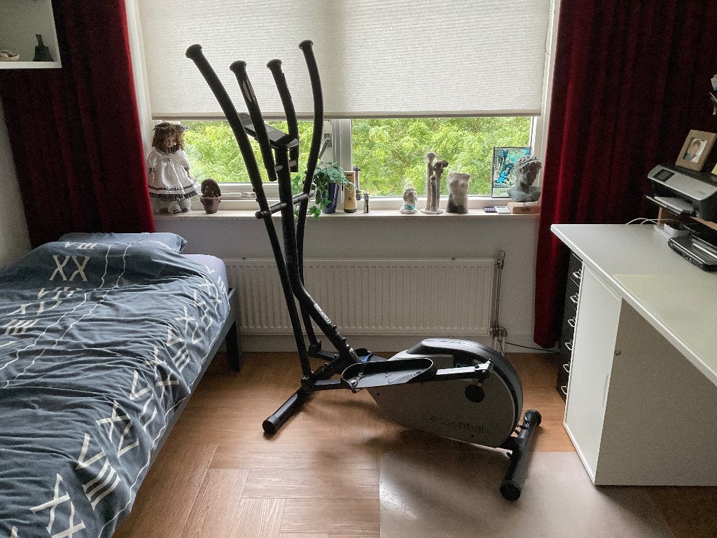 Nette gebruikte  Kettler hometrainer., Sport en Fitness, Ophalen, Gebruikt, Metaal, Benen