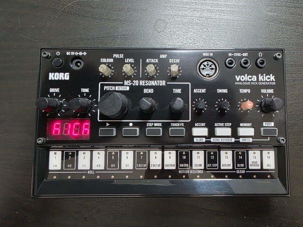 Korg Volca Kick, Muziek en Instrumenten, Ophalen of Verzenden, Zo goed als nieuw, Korg
