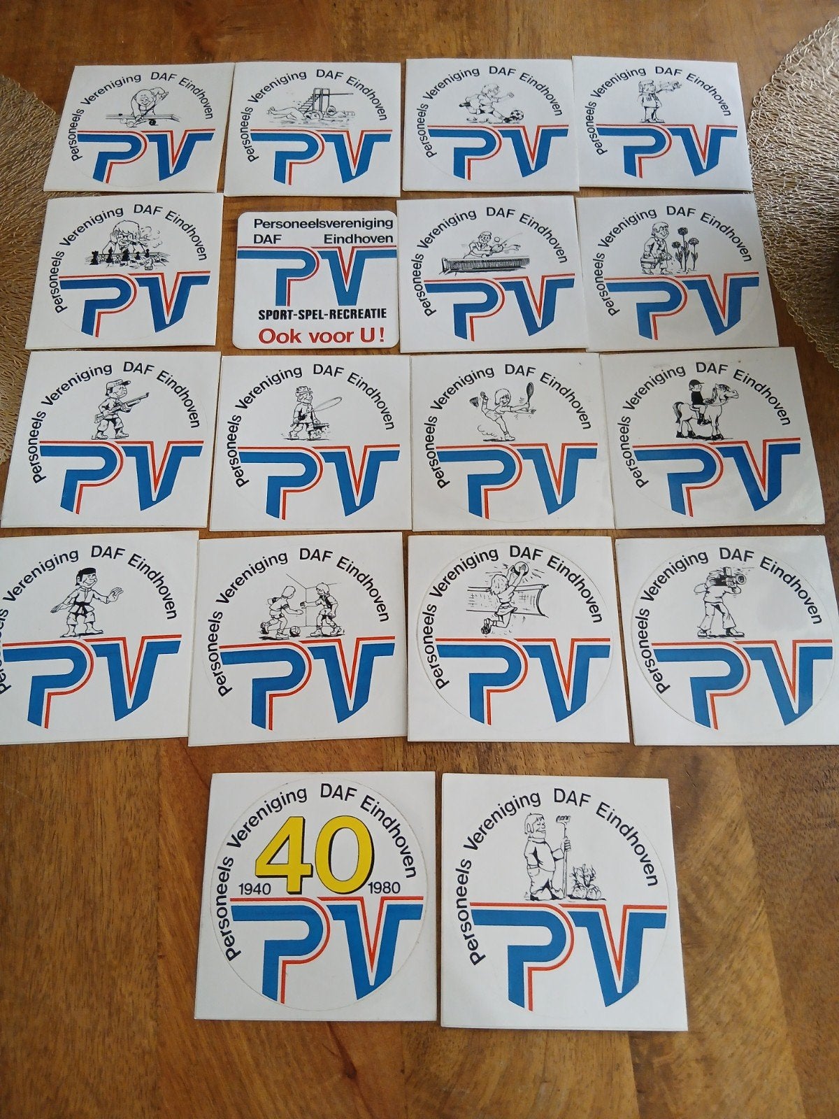 daf stickers personeelsvereniging, Ophalen of Verzenden, Nieuw, Meerdere stickers