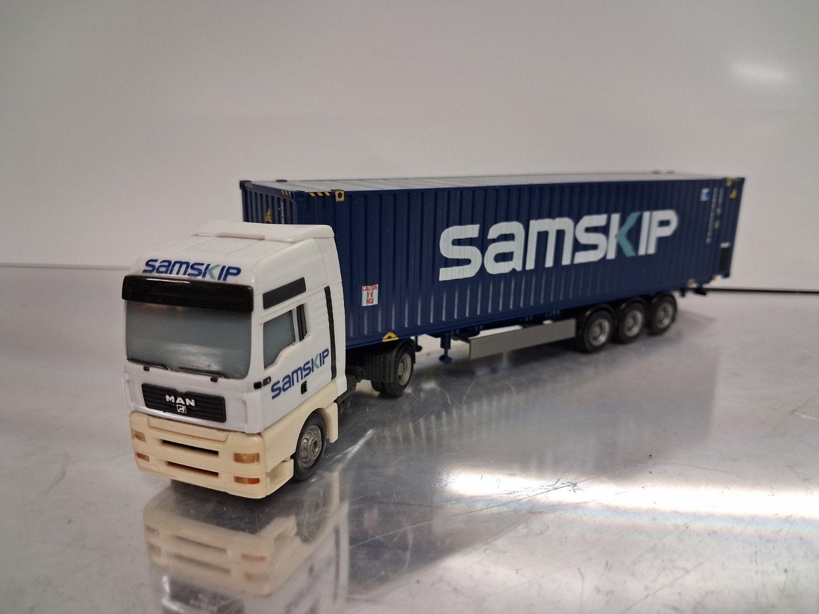 M.A.N.  " SAMSKIP " container 1:878, Hobby en Vrije tijd, Ophalen of Verzenden
