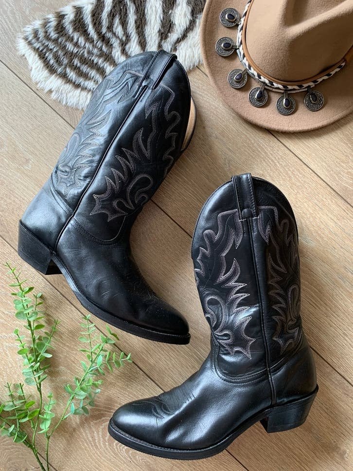 Boulet cowboylaarzen 44 western boots bohemian laarzen, -, Zwart, -, Boots