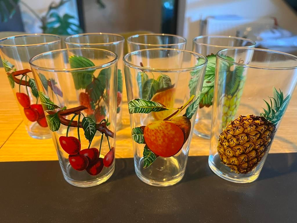 Vintage limonadeglaasjes, Verzamelen, Ophalen of Verzenden, Zo goed als nieuw, Overige typen