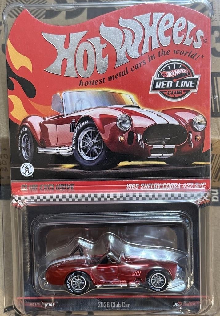 Hot Wheels Premium 2026 RLC 1965 Shelby Cobra 427 SC, Ophalen of Verzenden, Nieuw, Auto