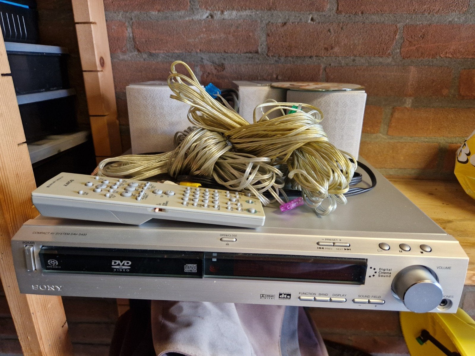 Sony Home Cinema Set met DVD-speler en speakers, Ophalen, Gebruikt, 70 watt of meer, 5.1-systeem