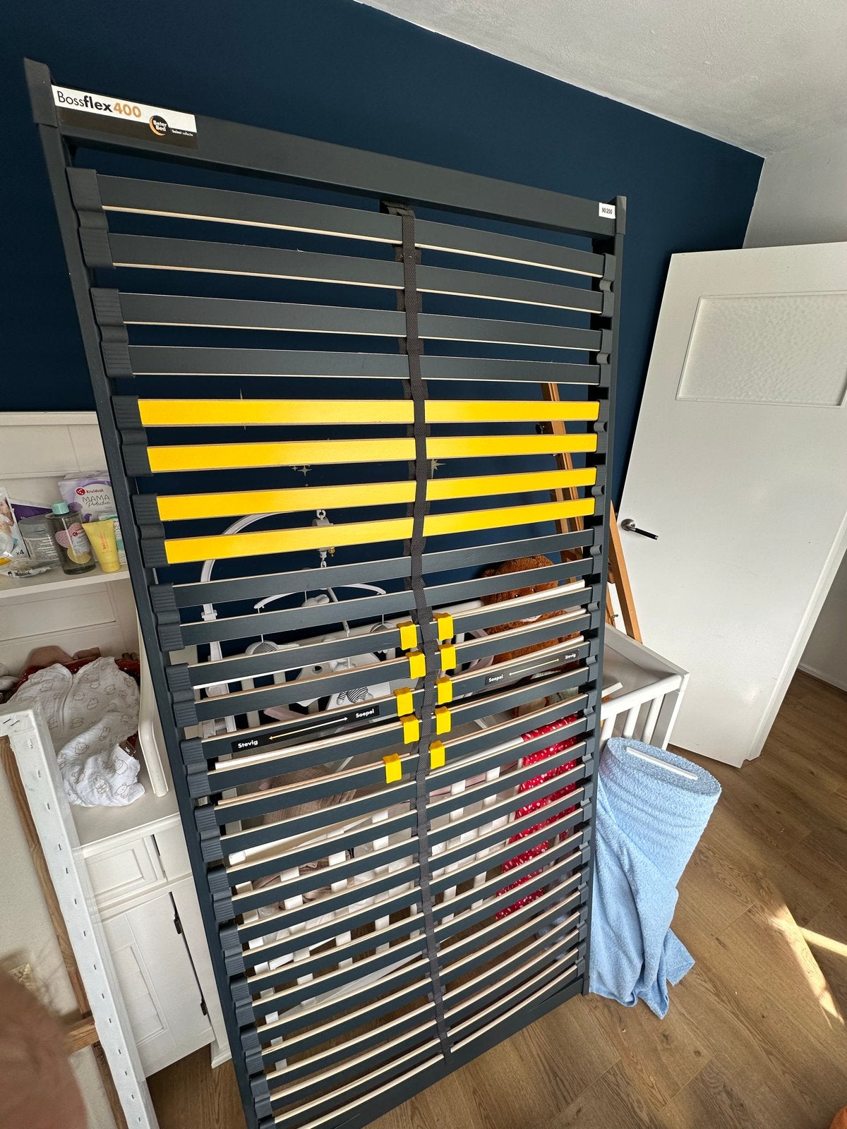 Bossflex 400 lattenbodem 90x200 cm, Huis en Inrichting, 90 cm, Eenpersoons, Ophalen of Verzenden, Zo goed als nieuw