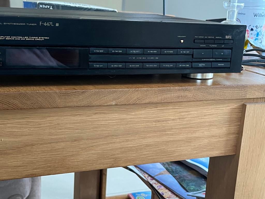 Pioneer F-447L Synthesizer Tuner - Klassieke Hifi, Audio, Tv en Foto, Tuners, Ophalen of Verzenden, Gebruikt, Analoog