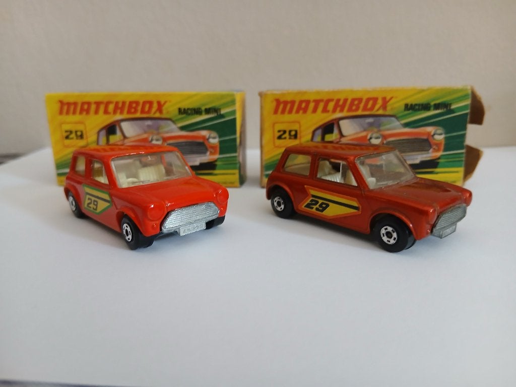 Matchbox racing mini, Ophalen of Verzenden, Zo goed als nieuw, Auto