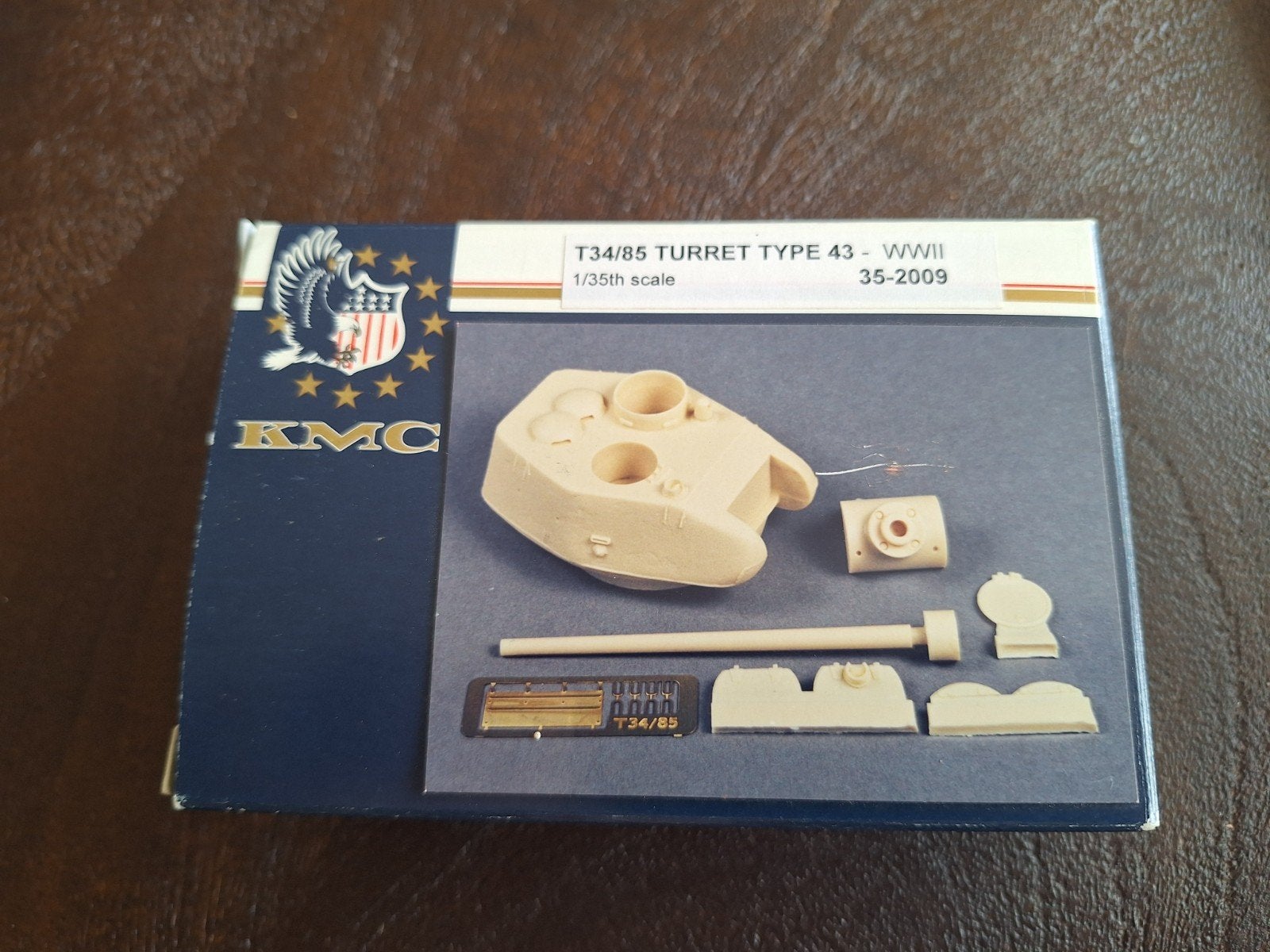 KMC upgrade set T34/85 Turret Type 43 voor Tamiya, Overige merken, Tank, 1:32 tot 1:50, Nieuw