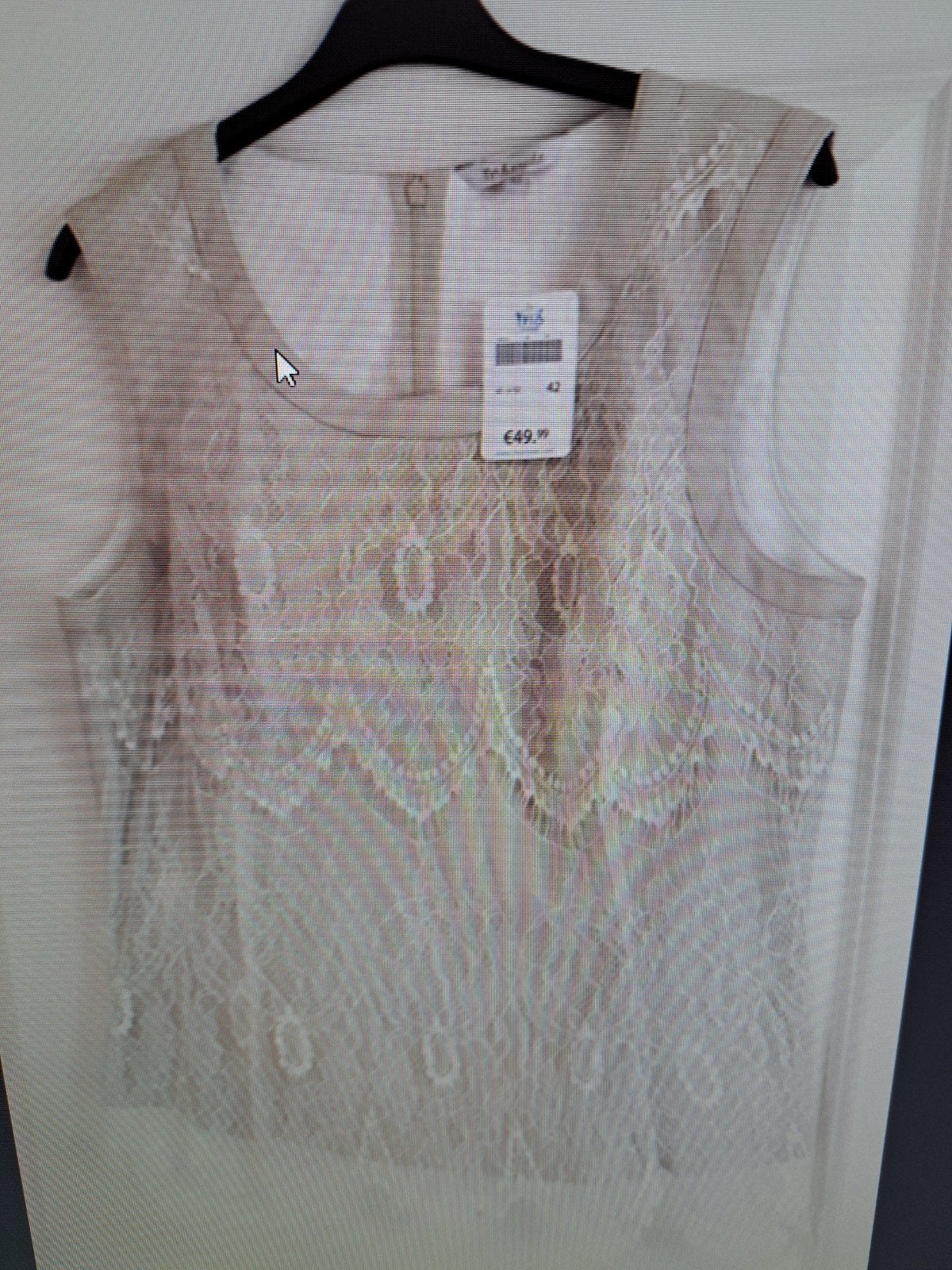 DAMES TOP/ HES MOUWLOOS NIEUW MAAT 42 NIEUWPRIJS 49.99 EURO, Beige, Maat 42/44 (L), Nieuw, Ophalen of Verzenden