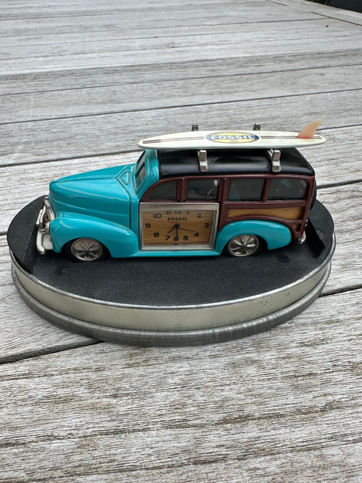 Fossil Limited Edition "Woody Surf Wagon" klok, Ophalen of Verzenden, Zo goed als nieuw, Wandklok