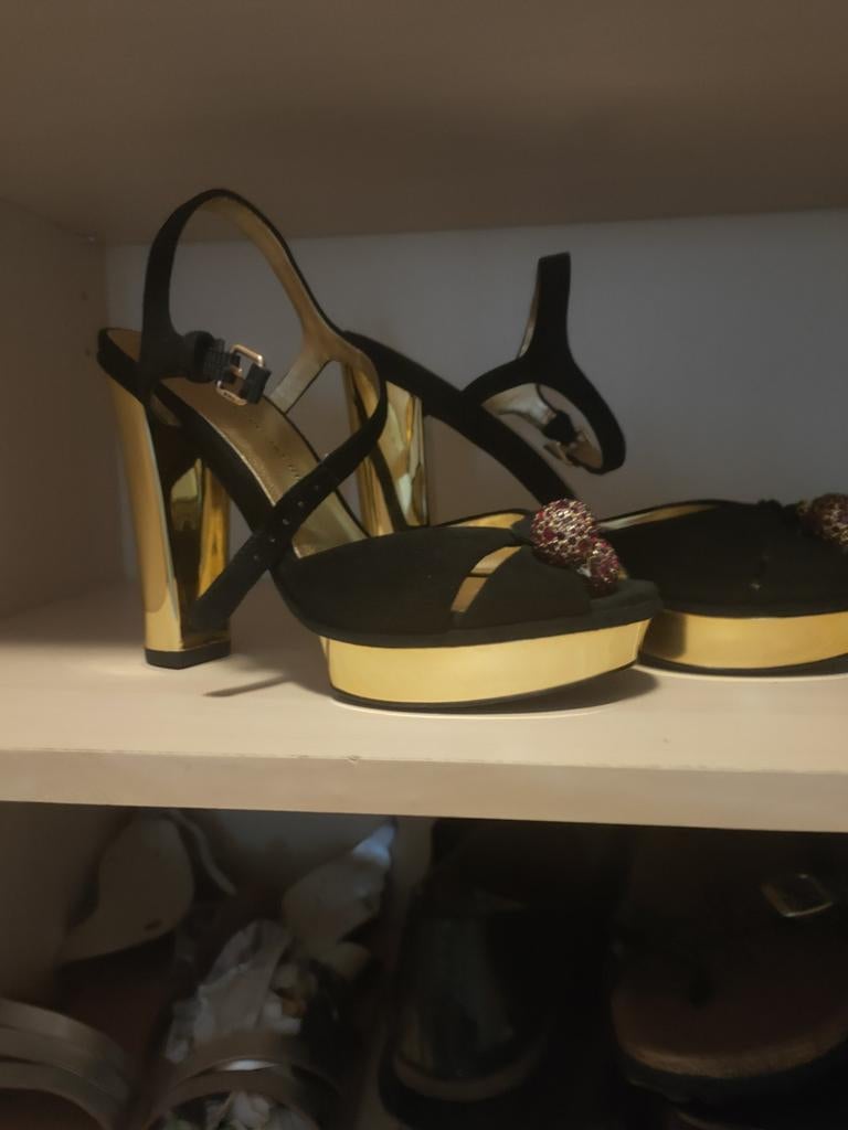 Marc by Marc Jacobs sandalen met hoge hak, Ophalen, Marc by Marc Jacobs, Zwart, Zo goed als nieuw